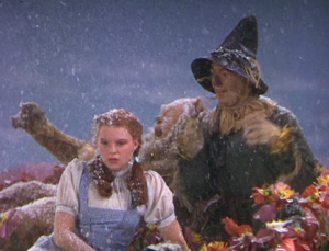 Asbestos was used as fake snow in many old Hollywood movies - snow scene in the Wizard of Oz